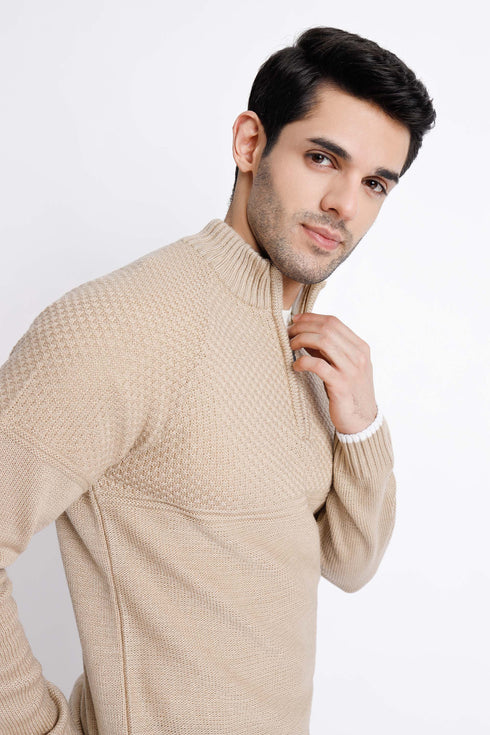 The Regular Fit Mock Neck Sweater